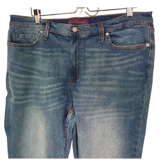Gloria Vanderbilt Women's The Always Perfect High Rise Skinny Blue Jeans XXL - Picture 5 of 11